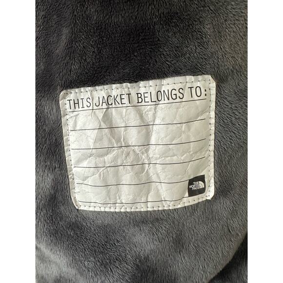 The North Face Magenta Pink Full Zip Fleece Jacket w/ Fuzzy Inner Lining Girls L - Picture 5 of 7